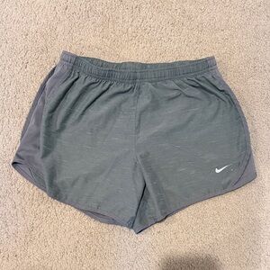 Nike Charcoal Gray Running Shorts-Girls